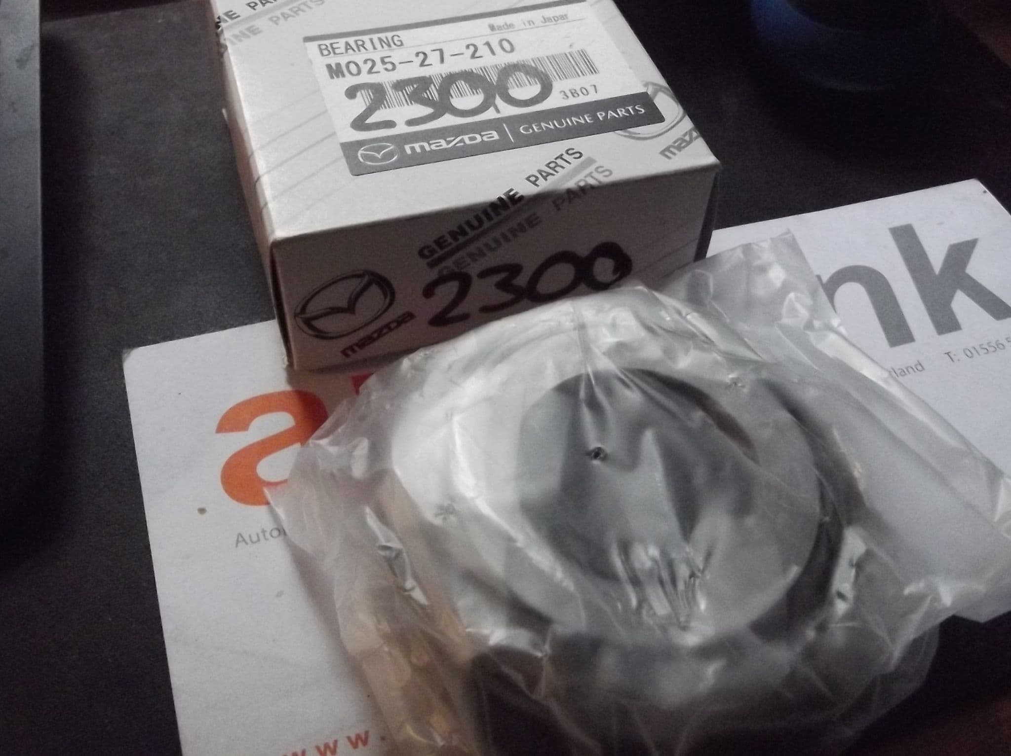 Bearing differential pinion shaft rear genuine Mazda MX5 19932015