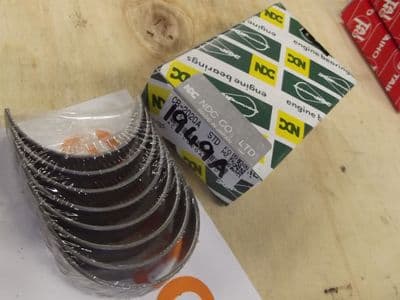 Bearings, big end, Mazda 3 2.3, standard conrod bearing shells, NDC