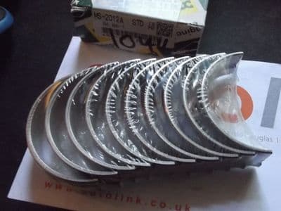 Bearings, main, Mazda MX-5 1.6 B6 & 1.8 BP, standard bearing shells