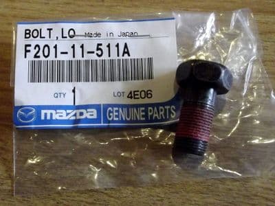 Bolt, flywheel, MX-5 mk1, mk2 & mk2.5, genuine Mazda, F20111511A