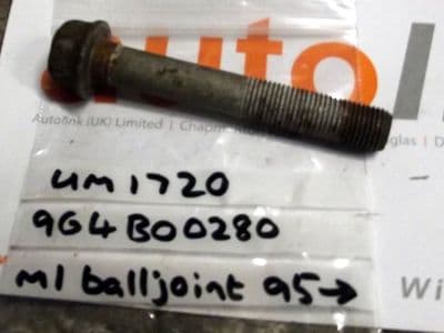 Bolt, front lower balljoint, horizontal, MX-5 mk1, 1994-98, 9G4B00280, USED