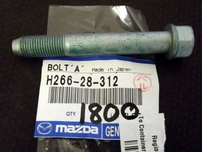 Bolt, front lower balljoint, horizontal, MX-5 mk2.5, 2001-05, H26628312