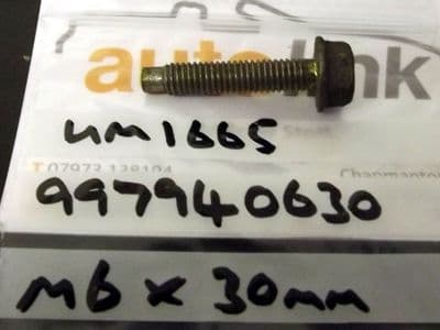 Bolt, M6 x 30mm, Mazda MX-5 mk2 & mk2.5, 997940630, USED