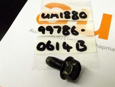 Bolt, M6x14, Mazda MX-5, 10mm head, 997860614B, mk2.5 air bag, USED