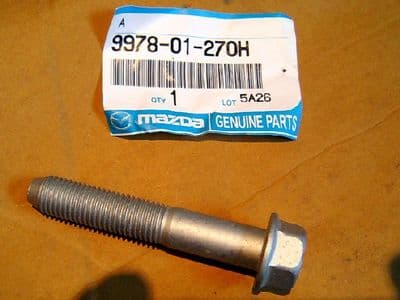 Bolt, MX-5 mk1 front or mk2 rear shock absorber, genuine Mazda, 997801270H