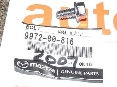Bolt, seat runner to base, Mazda MX-5 mk2.5, Bongo bump stop, 997200816