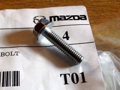 Bolt, timing belt cover, Mazda MX-5, 25mm, 997960625