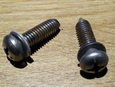 Bolts, rear deck, chrome, MX-5, pair, NA01R1382D, USED