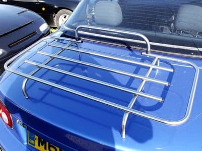 Boot / luggage rack, MX-5 mk1 & mk2, stainless steel, s/s, bolt-on