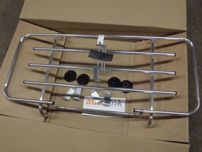 Boot / luggage rack (plain aluminium), with fitting kit, Nissan Figaro
