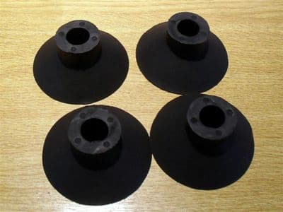 Boot luggage rack rubber foot set, 4 x feet