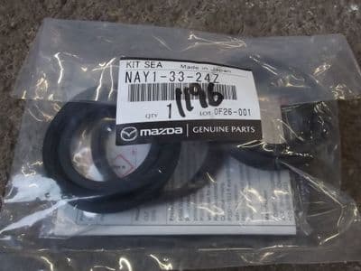 Brake caliper seal kit, front, genuine Mazda MX-5, both sides, NAY13324Z