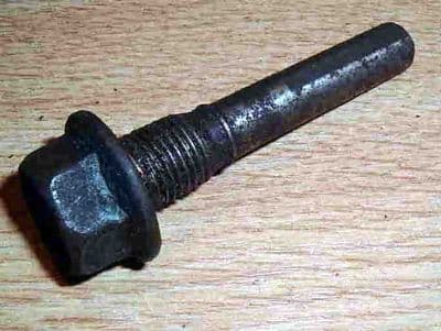 Brake caliper slider pin, front, large, 17mm head, Mazda MX-5, 823949114, USED