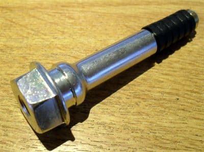 Brake caliper slider pin, front, lower, big brake, OEM Mazda MX-5 mk2.5, mk3 & RX8, B25D33998