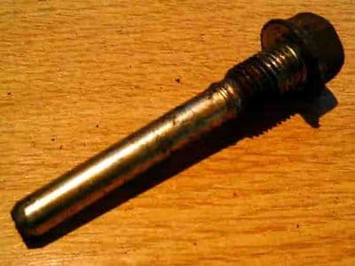 Brake caliper slider pin, front, thin, small (14mm head), Mazda MX-5, 817349114, USED