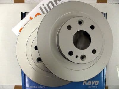 Brake discs, Mazda MX-5 mk1 1.8 & mk2, rear pair, 251mm diameter, coated