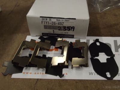 Brake pad fitting kit, rear, genuine Mazda, RX8, F1Y12649Z