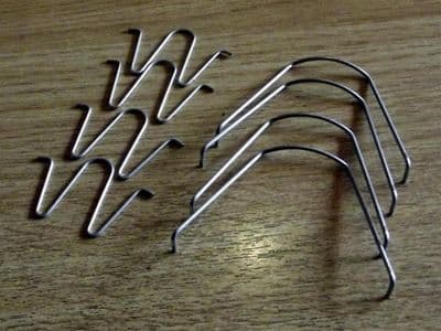 Brake pad spring set, front & rear, Mazda MX-5 mk1 1.8 & all mk2