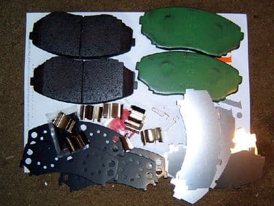 Brake pads, front, Bongo 2.5TD, genuine Mazda