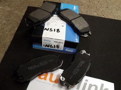 Brake pads, front, Impreza/Legacy non-turbo to 1996