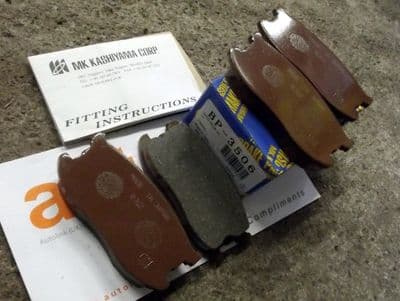 Brake pads, front, Isuzu Piazza Turbo, Kashiyama