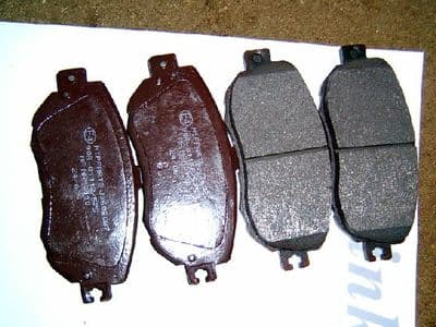 Brake pads, front, LS400, Celsior, for 296mm discs
