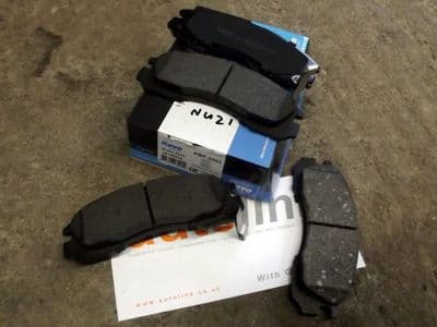 Brake pads, front, Mitsubishi Airtrek, FTO GPX, Galant, Pajero, Space Wagon