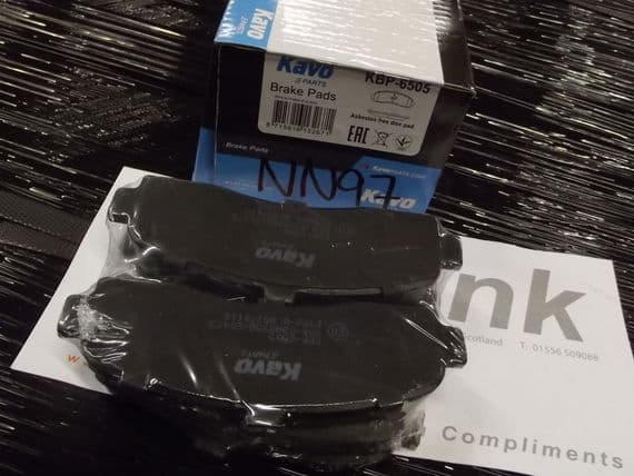 Brake pads, front, Nissan Micra K11, Standard