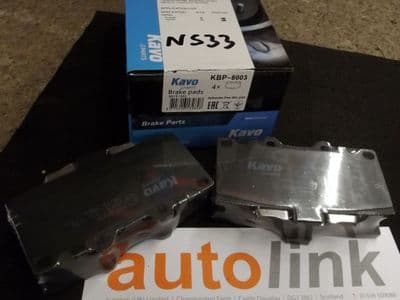 Brake pads, front, Subaru Impreza turbo with 4-pot calipers 1996 on