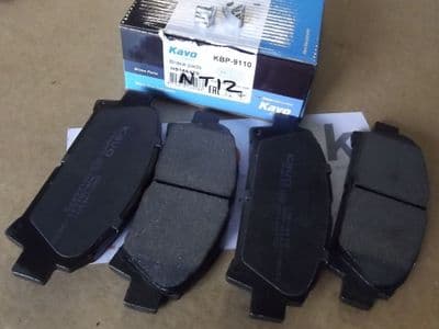 Brake pads, front, Toyota Avensis, Carina E GTi, Celica & MR2