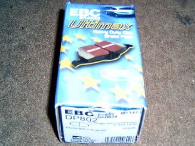 Brake pads, Mazda MX-5 1.6 mk1, front, EBC Ultimax, for 235mm vented discs