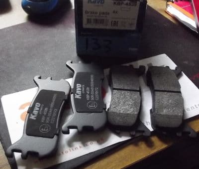 Brake pads, Mazda MX-5 1.8 mk1, rear, for 251mm discs