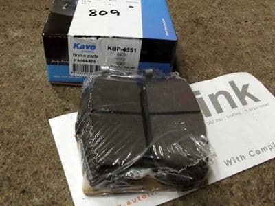 Brake pads, Mazda MX-5 mk3 & mk4, rear, standard