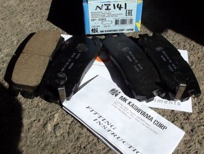 Brake pads, rear, Isuzu Trooper 3.0/3.1 TD, 3.2/3.5 V6, Kashiyama
