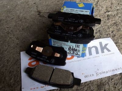 Brake pads, rear, Mitsubishi Airtrek, Lancer, Evo 9, Outlander, Kashiyama