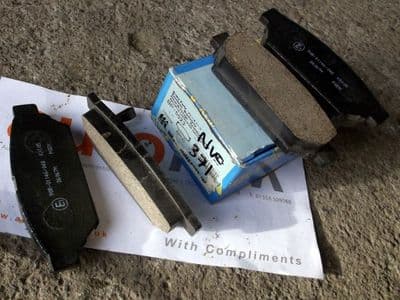 Brake pads, rear, Mitsubishi FTO, Carisma, Colt, Lancer, Evo, Kashiyama