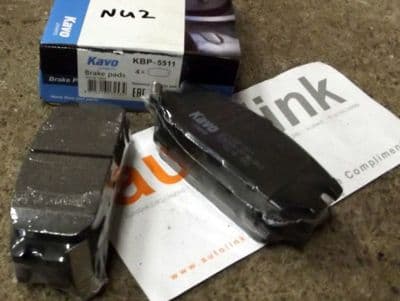 Brake pads, rear, Mitsubishi GTO -92, EVO, Galant VR4, Spacewagon