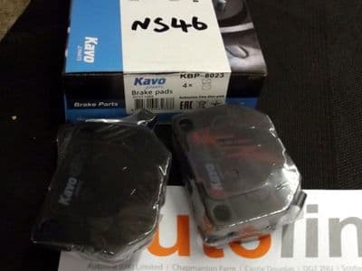 Brake pads, rear, Subaru Impreza WRX turbo 2000-08