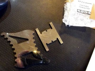 Camshaft pulley locking tool, Mazda MX-5, lightweight cam shaft lock, JASS Performance