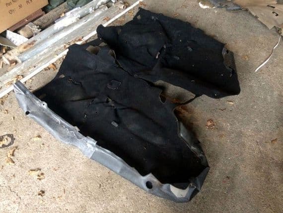 Carpet, main floor, black, Mazda MX-5 mk3, RHD, 2005-09, USED