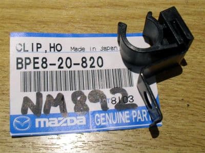Clip, breather hose, Mazda MX-5 cam cover front, BPE820820
