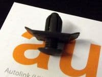 Clip, bumper & air guide, short, genuine Mazda MX-5, 89-05, BF6750033