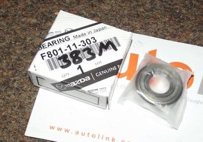 Clutch spiggot / pilot / flywheel bearing, genuine Mazda MX-5 mk1, mk2, mk2.5, F80111303