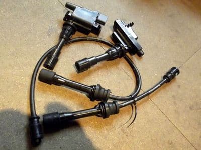 Coil pack & HT lead set, Mazda MX-5 1.8 mk2.5 BP6D VVT, set of 2 coil packs & 2 7.5mm leads, NEW