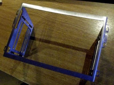 Cubby panel, 2.5-DIN, for 2-DIN radio, s/s, Mazda MX-5 mk1, JASS Performance