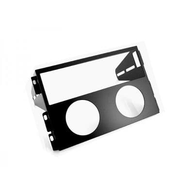 Cubby panel, 2.5-DIN, radio above 2-dial, black, Mazda MX-5 mk1, JASS Performance