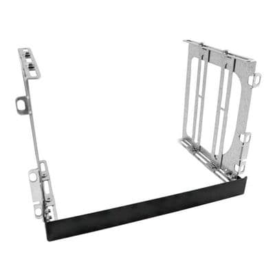 Cubby panel adapter, 2.5-DIN, for 2 DIN android touch screen, black, Mazda MX-5 mk1 JASS Performance