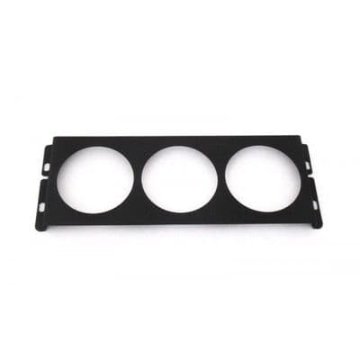 Cubby panel, triple dial, black, MX-5 mk1, JASS Performance