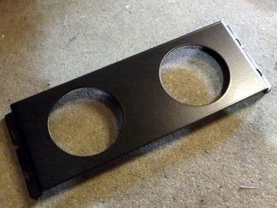 Cubby panel, twin dial, black, Mazda MX-5 mk1, JASS Performance