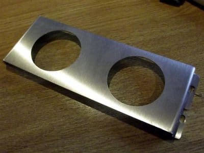 Cubby panel, twin dial, s/s, Mazda MX-5 mk1, JASS Performance